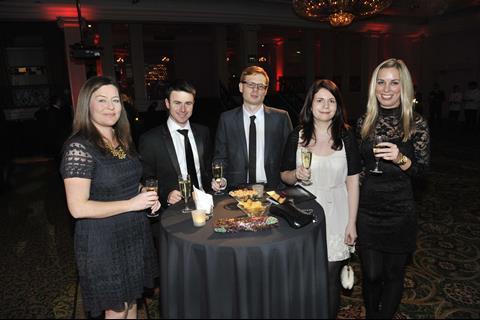 Emap staff enjoy drinks at the Oracle Retail Week Awards 2013
